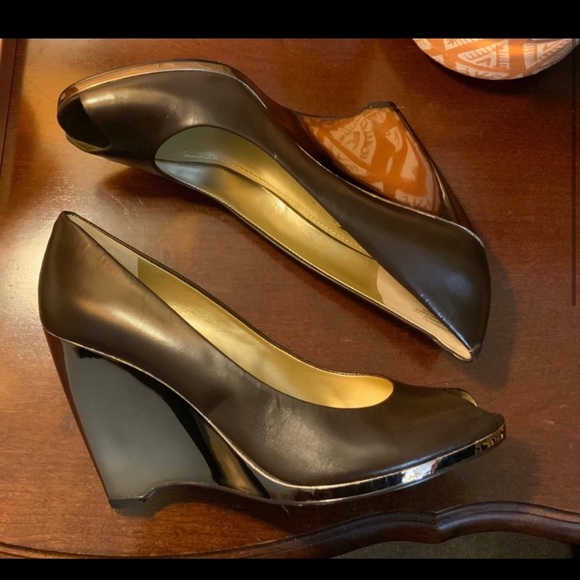 Brown Nine West Wedges - Picture 7 of 8